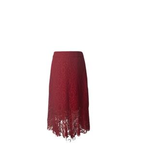 Red Lace Skirt Size 6 Whimsygoth Beetlejuice Lydia Deetz